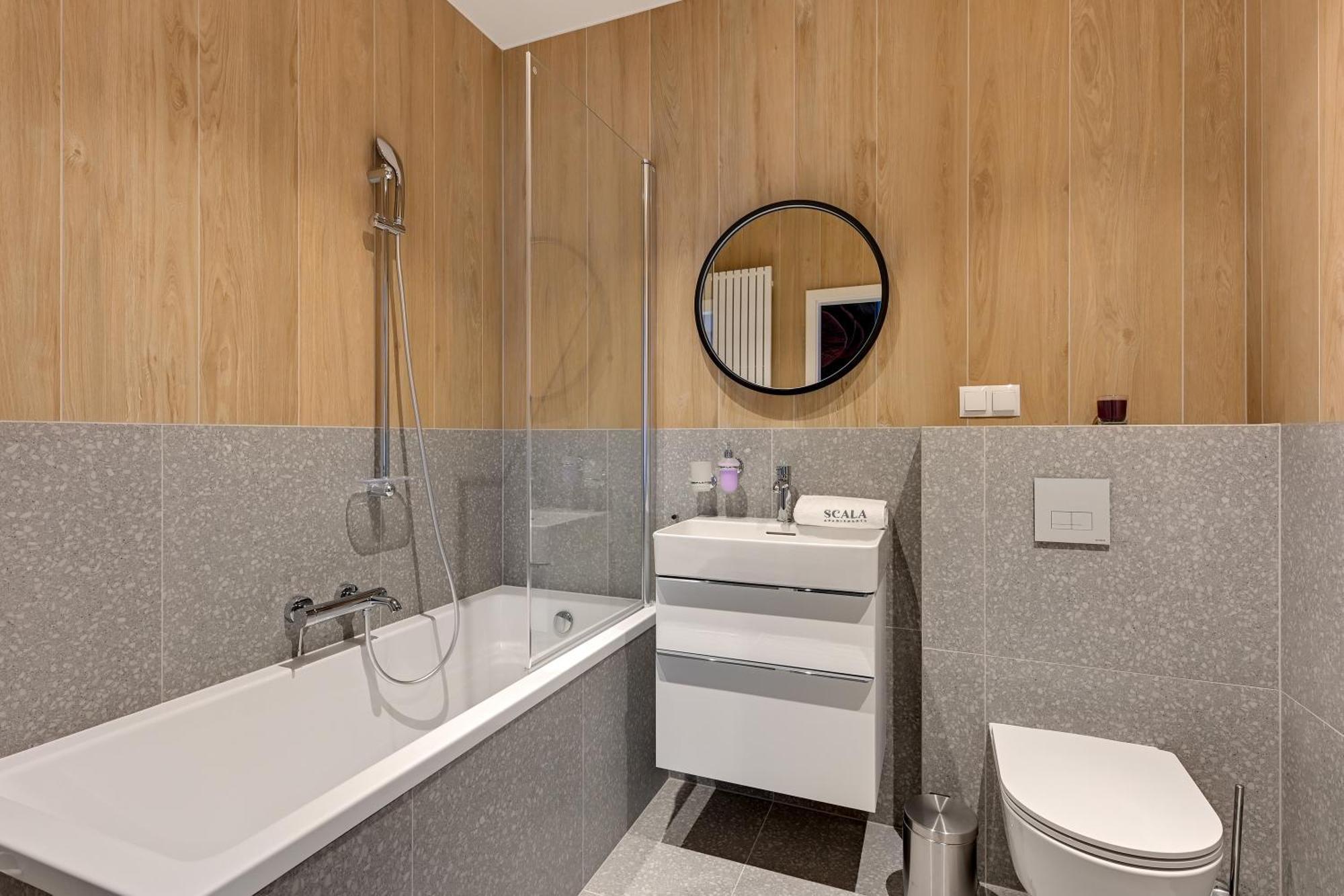 Scala 60D City Center Apartments With Parking By Lion Apartments グダニスク エクステリア 写真